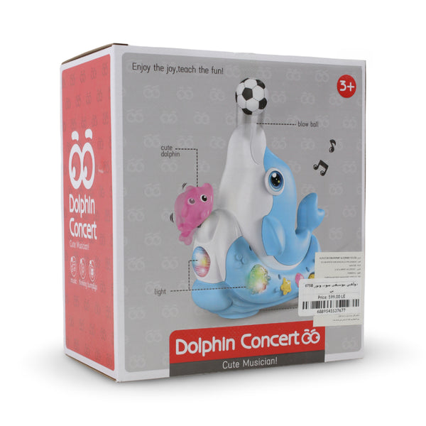 Dolphin Concert Toy with Sound, Light & Floating Ball