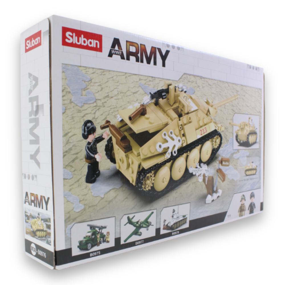 Army Battle of Budapest Tank Destroyer Building Set – 344 Pieces