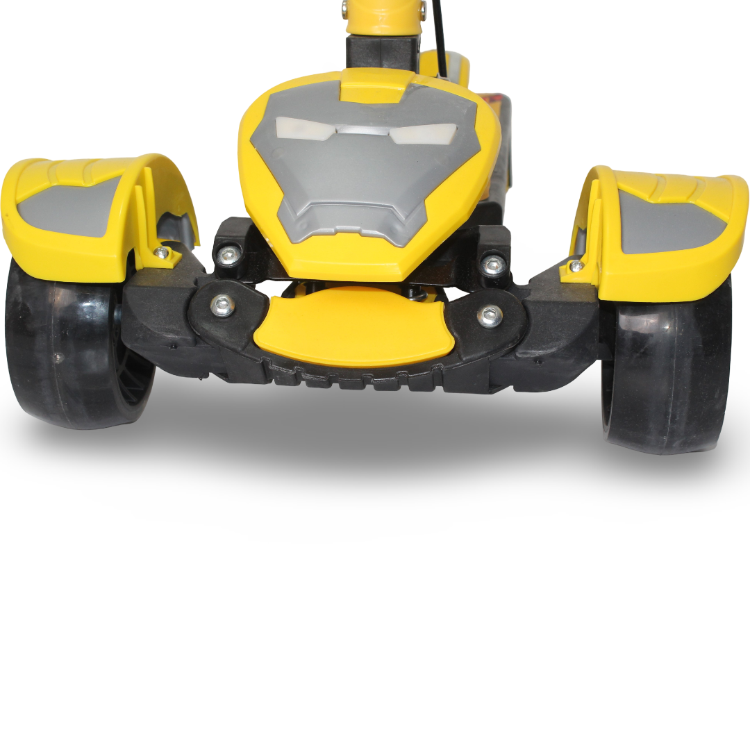 Kids Iron Man Light-up Scooter With Sound