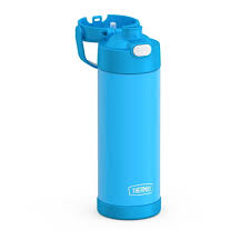 Thermos Funtainer Vacuum Insulated Straw Bottle - Glacier Blue (470 ml)