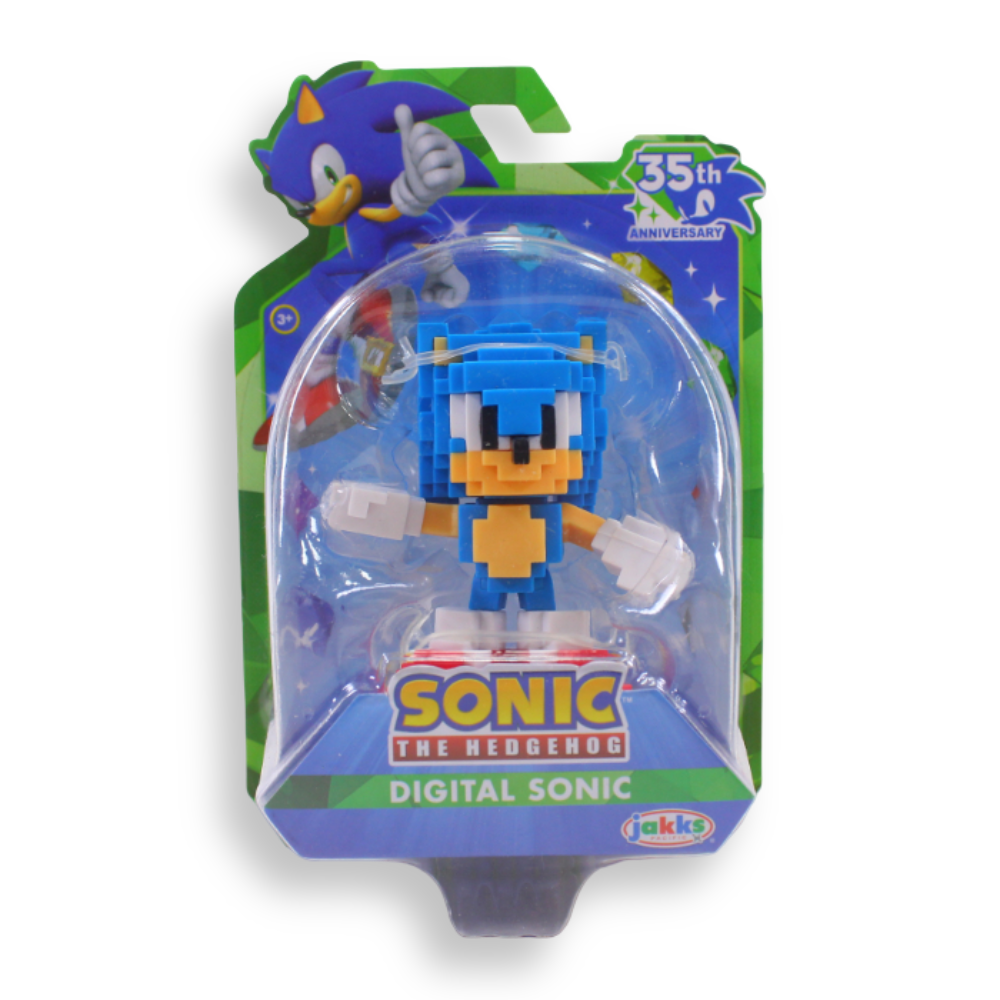 JAKKS Sonic the Hedgehog 35th Anniversary – Classic Sonic Mini Figure (2.5 Inch)