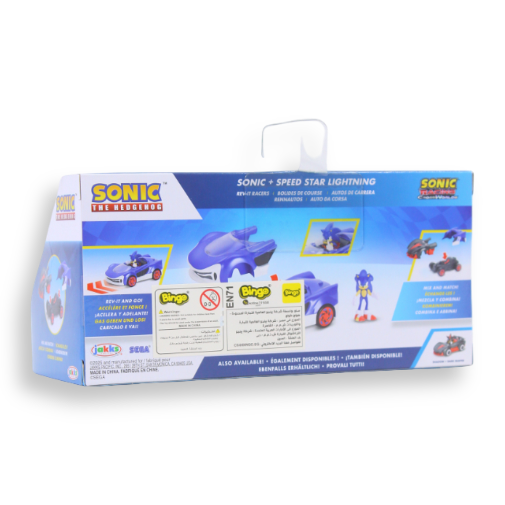 Jakks Games: Sonic the Hedgehog Movie 3 - Sonic with Speed Star Lighting