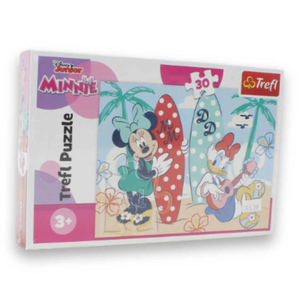 Trefl Disney Minnie Mouse Colorful Minnie Jigsaw Puzzle – 30 Pcs