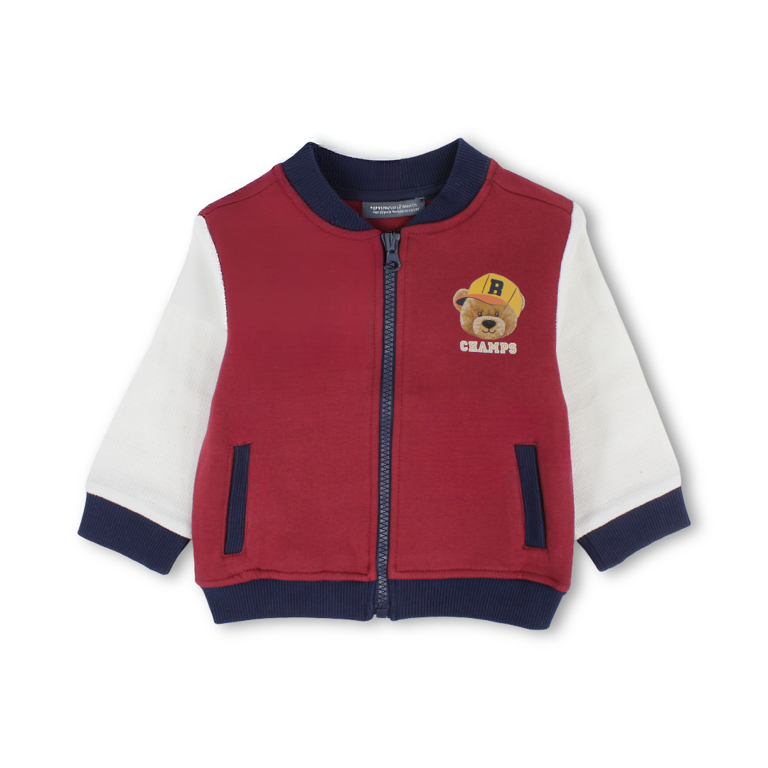 Baby Boys Jacket – Maroon