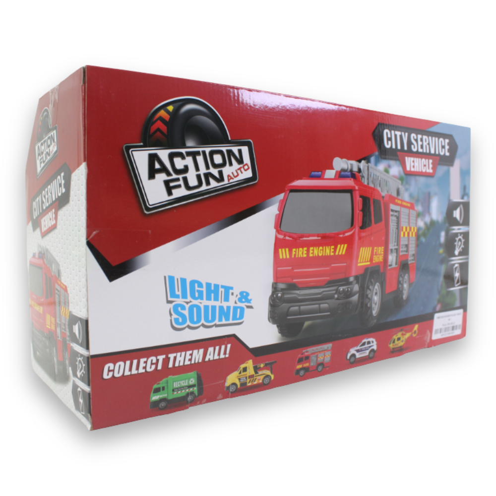 Friction Power Police Truck with Light & Sound
