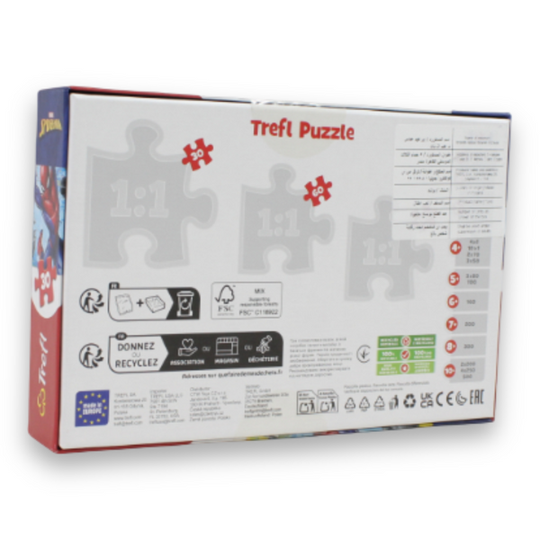 Trefl Spider-Man Colors Jigsaw Puzzle – 30 Pcs