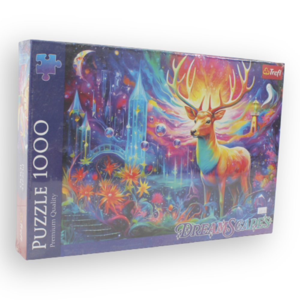 Trefl 1000-Piece Jigsaw Puzzle – DreamScapes: Mystical Deer