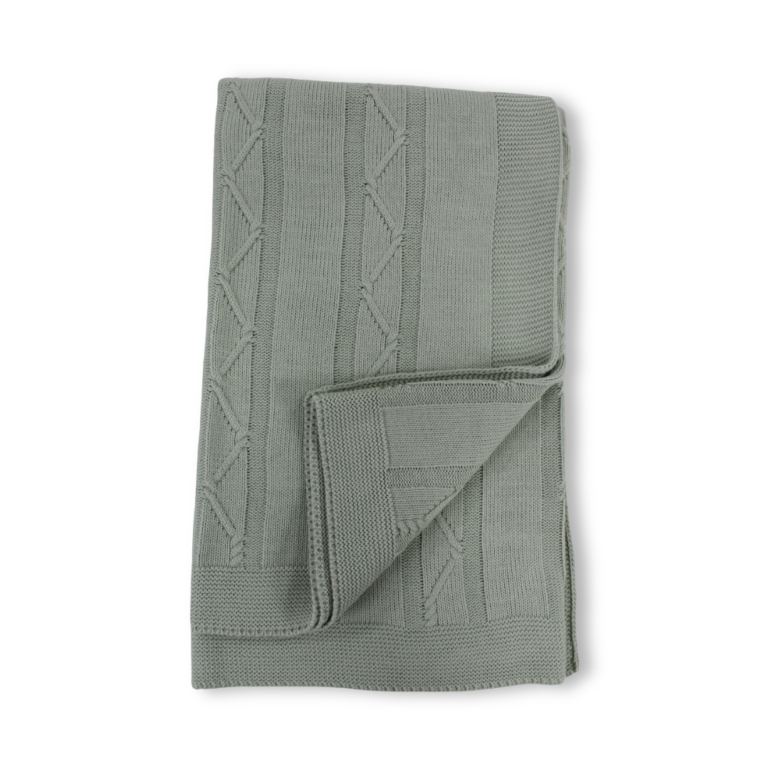 Unisex Baby Knitted Blanket – Assorted Colors