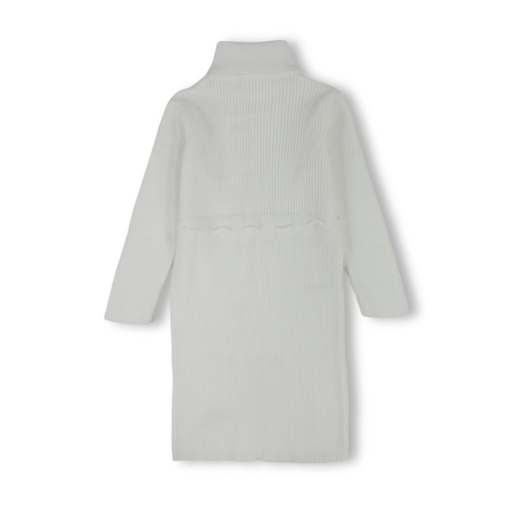 Girls Knitted Long-Sleeved Dress