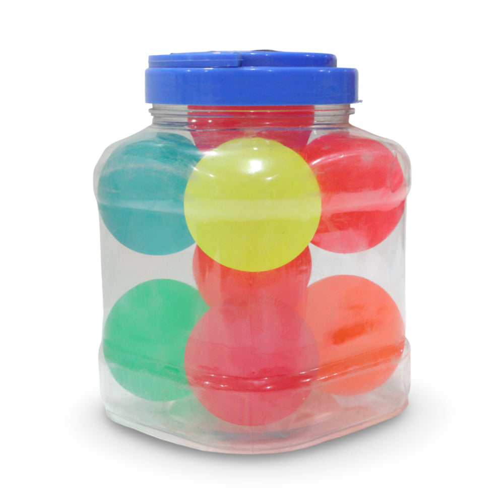 Glow Bouncing Balls Jar – 10 Pcs