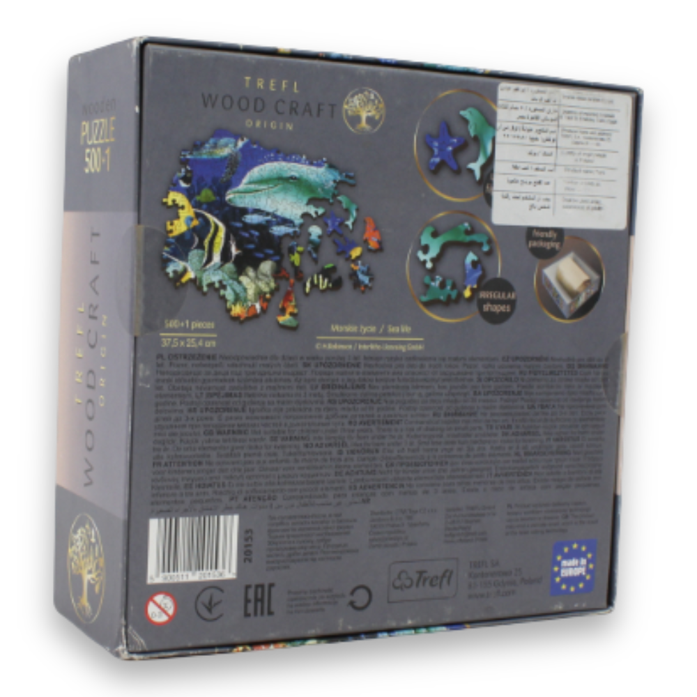 500+1-Piece Wooden Jigsaw Puzzle