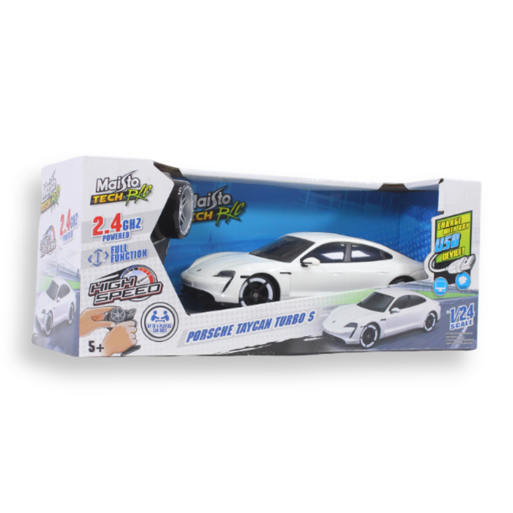 1:24 RC premium - Posche Taycan – White