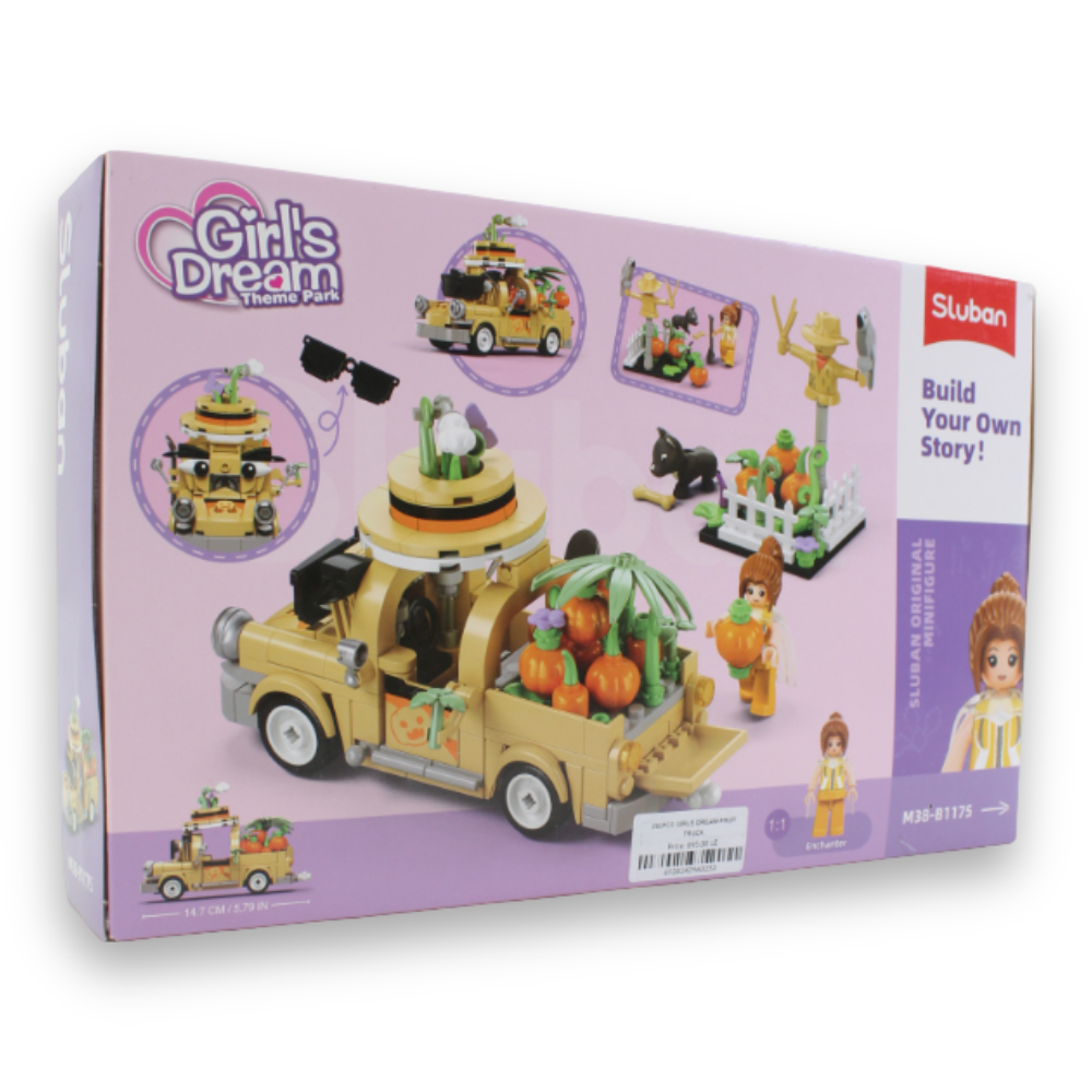 Girls Dream Fruit Truck Building Set – 292 Pieces