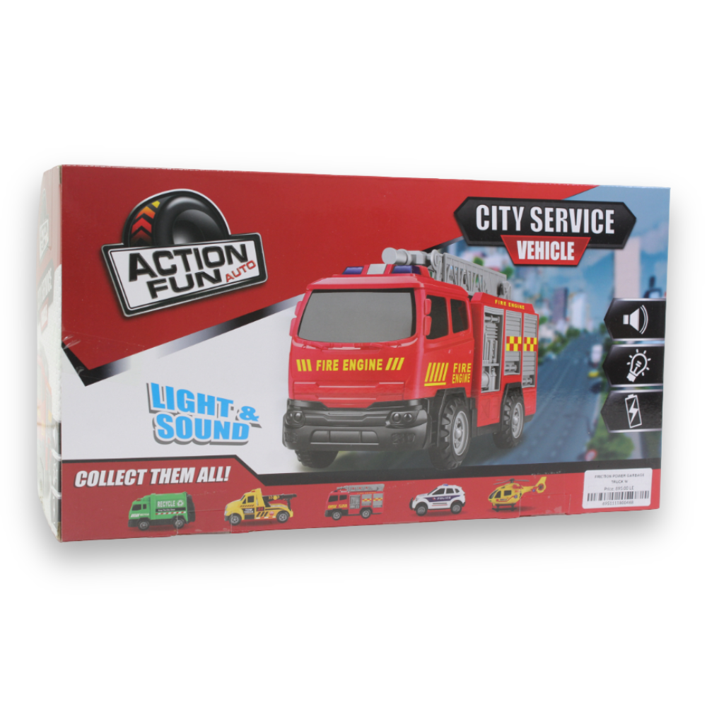 Friction Power Garbage Truck with Light & Sound
