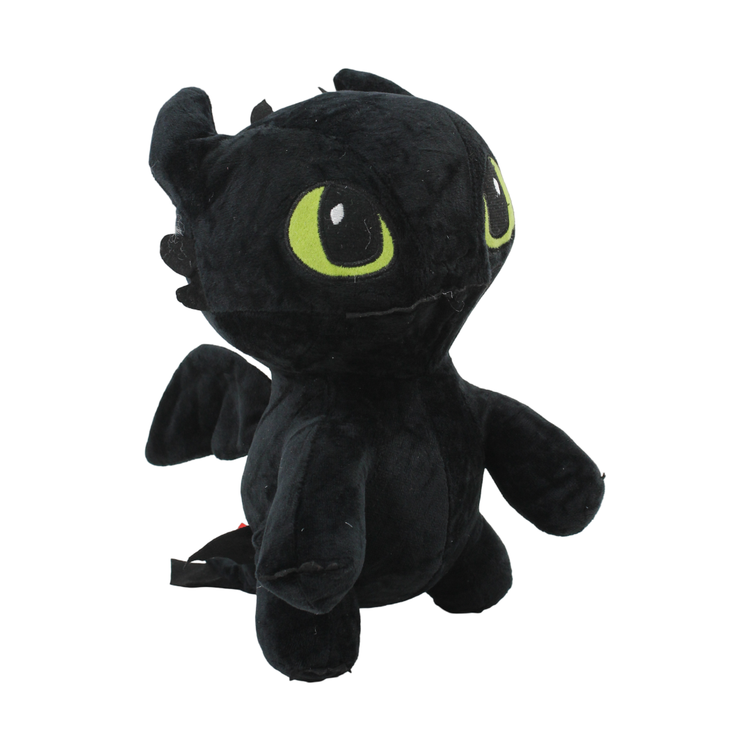 Kids Dragon Plush Toy – Black, 30 Cm