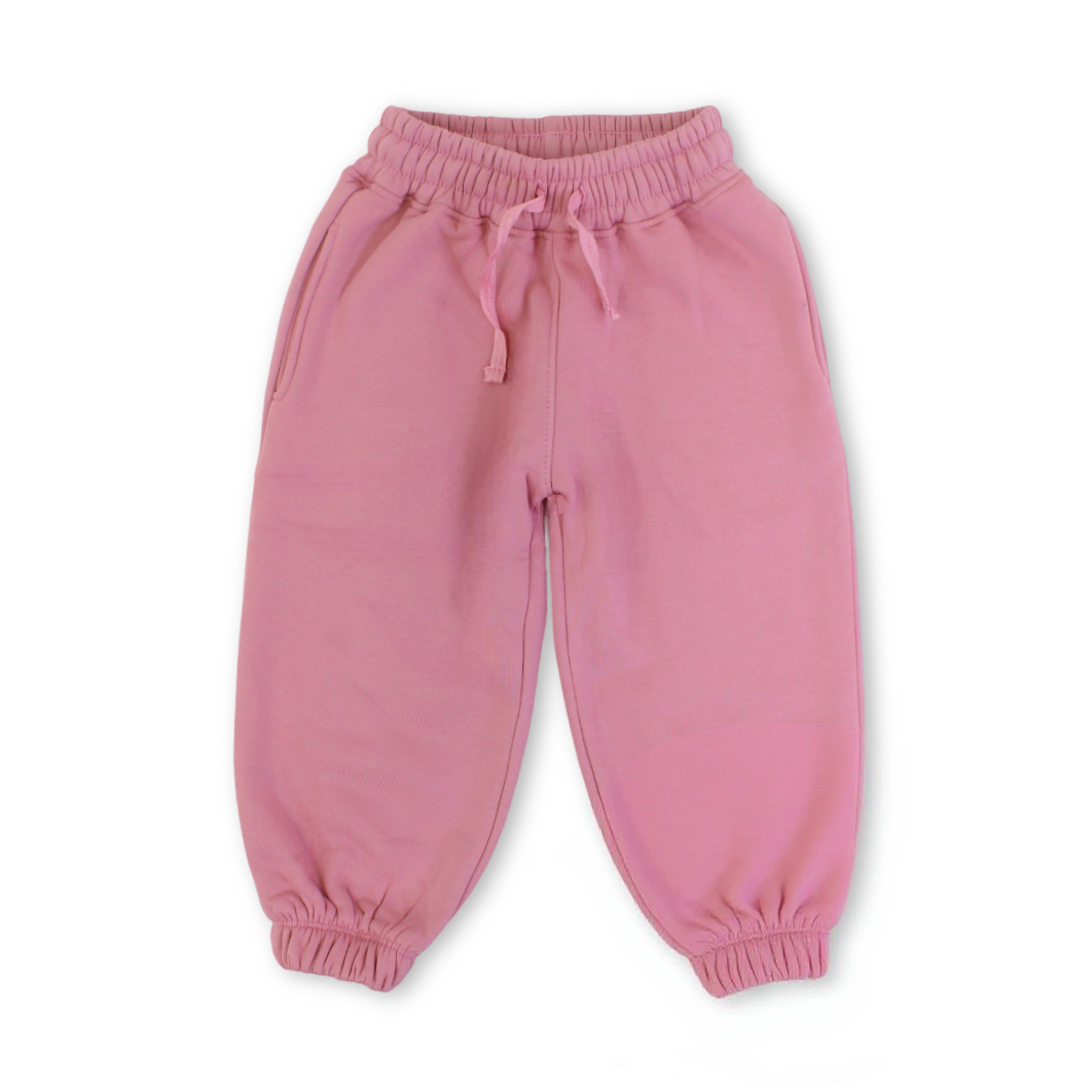 Unisex Kids Sweatpants – Dusty Pink
