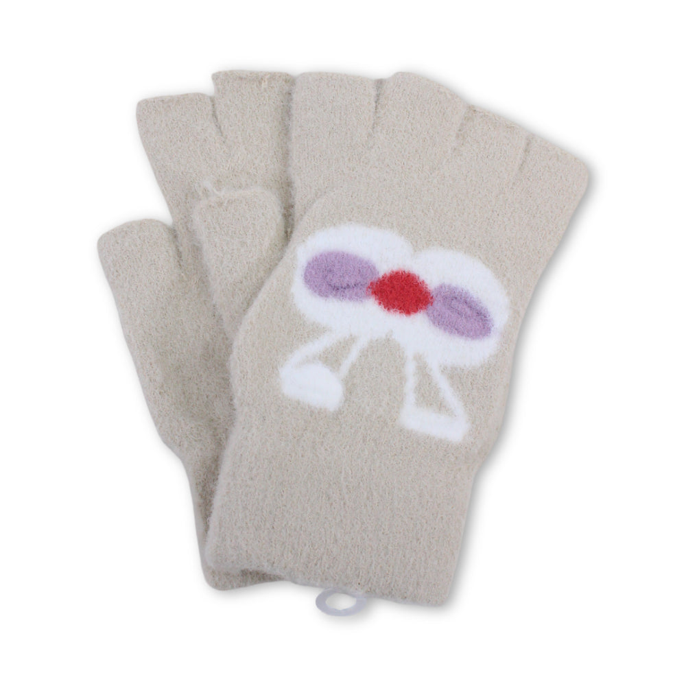 Girls Winter Gloves – Beige