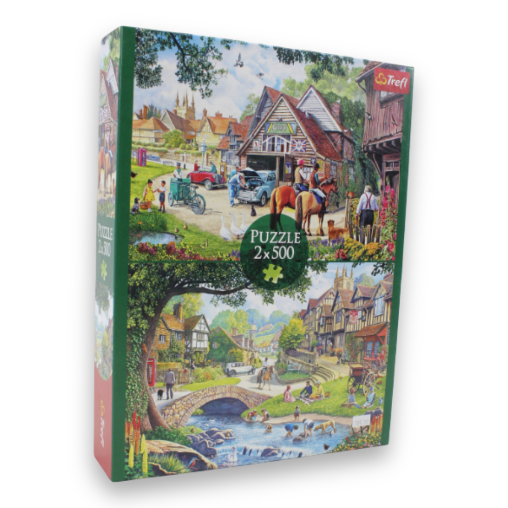 Trefl Cottage & Nature Jigsaw Puzzle Set – 2 x 500 Pcs