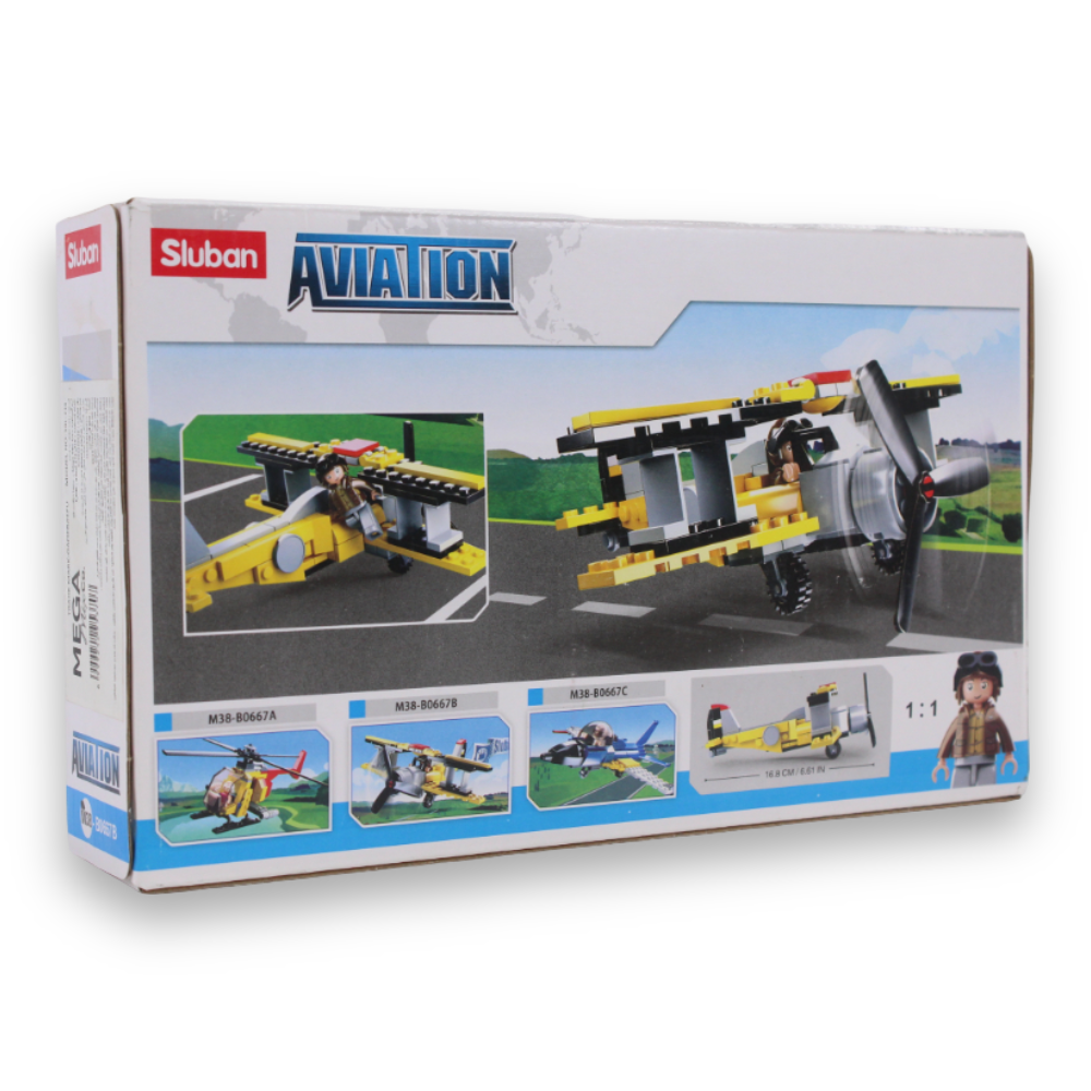 Aviation III Plane Building Set – 120 Pieces