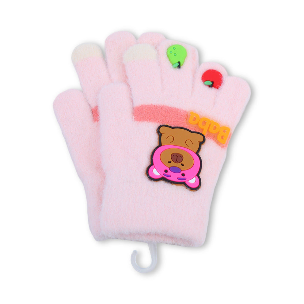 Girls Winter Gloves – Salmon