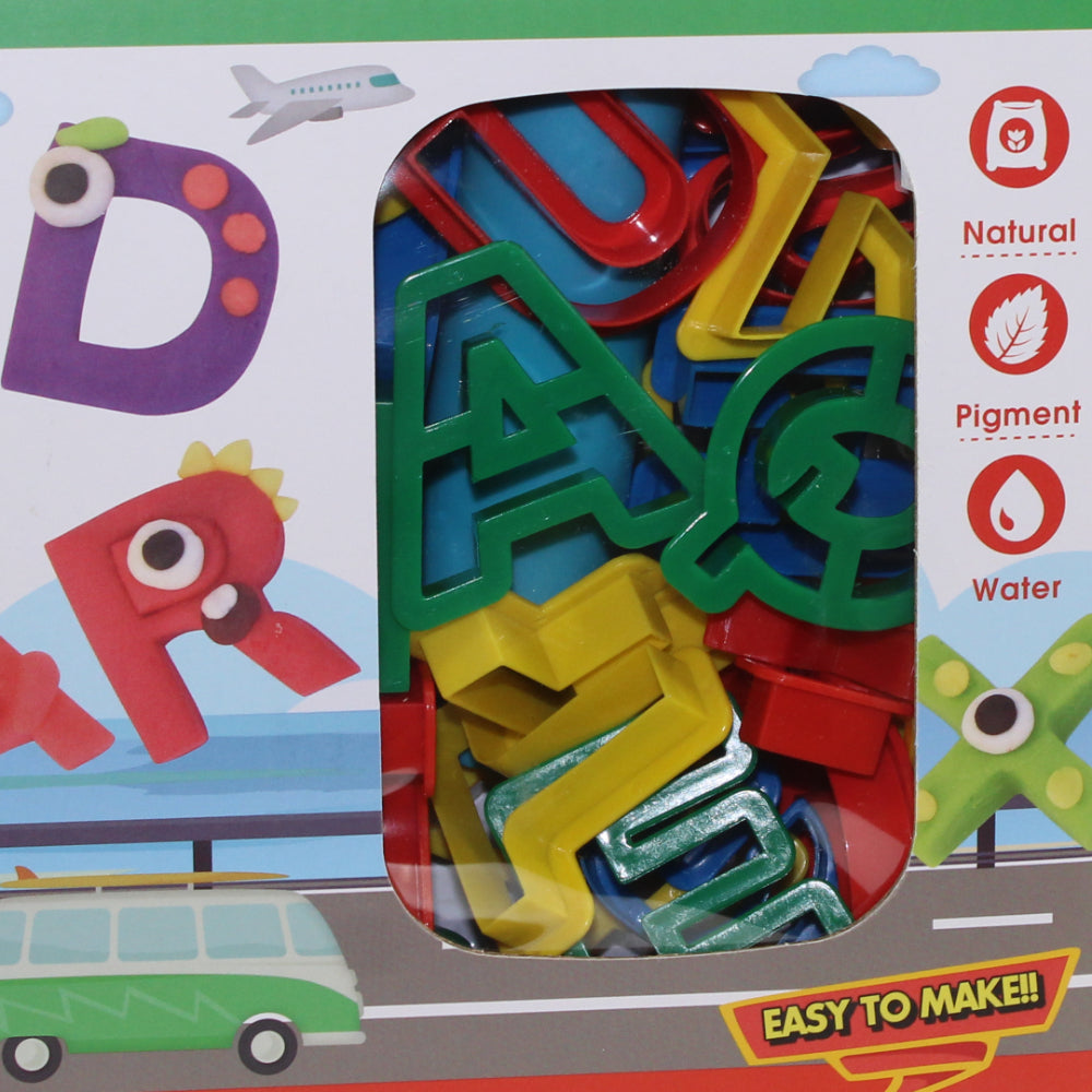 Funny Dough Alphabet Learning
