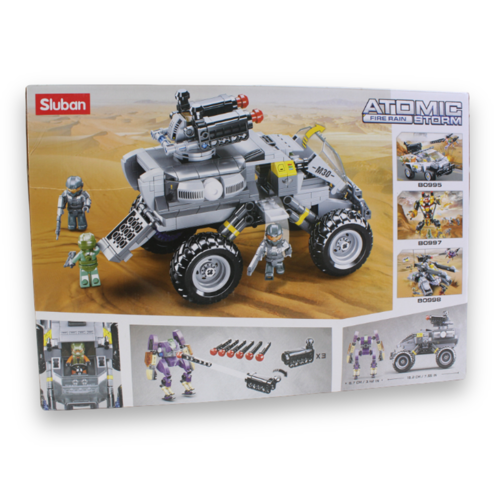 Atomic Storm Fire Rain Infantry Building Set – 545 Pieces