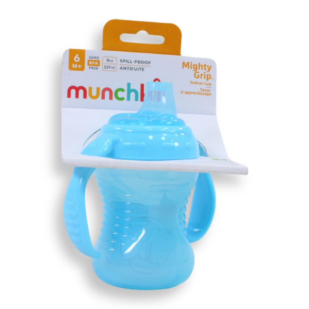 Munchkin Mighty Grip Trainer Cup 8 oz – Blue, 6 Months+