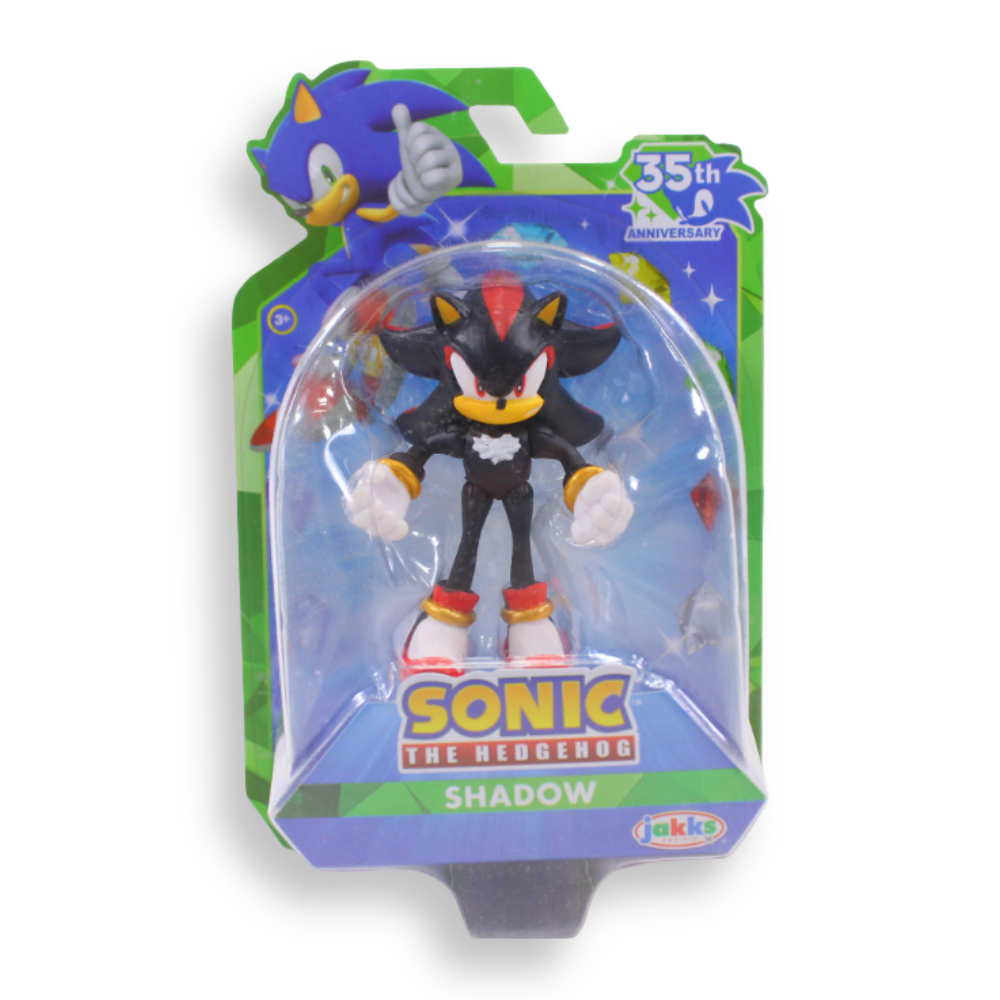 JAKKS Sonic the Hedgehog 35th Anniversary – Classic Shadow Mini Figure (2.5 Inch)