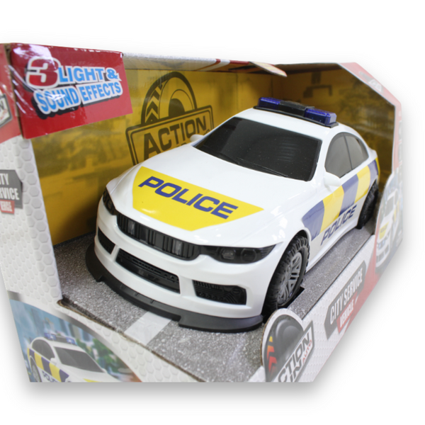 Friction Power Police Car with Light & Sound