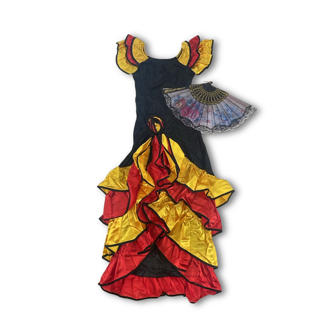 Girls Spanish Costume Set