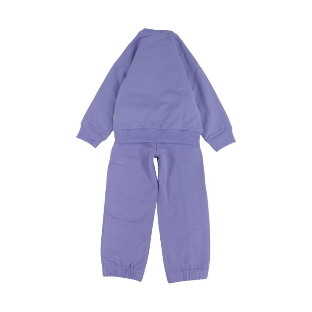 Girls Long-Sleeved Pajama Set with "Life Is Kind" Print