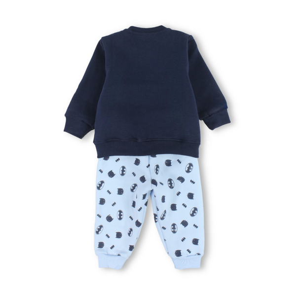 Baby Boys Cotton Long-Sleeved Pajama – Batman Print