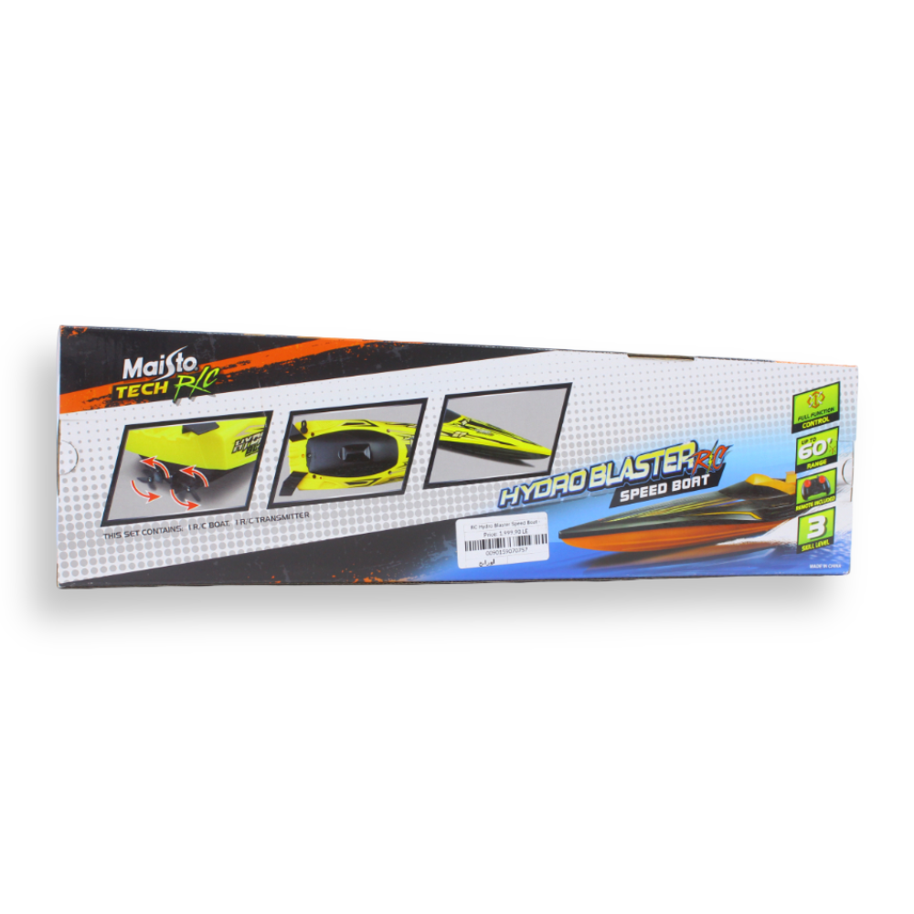 Hydro Blaster Speed Boat - 2.4 GHz (Without batteries) – Orange