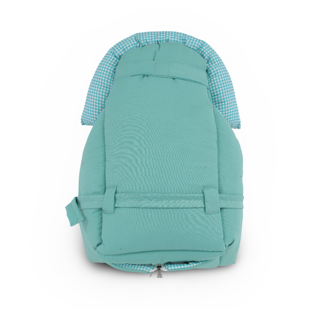 Baby Cuddle Cushion – Turquoise Checkered