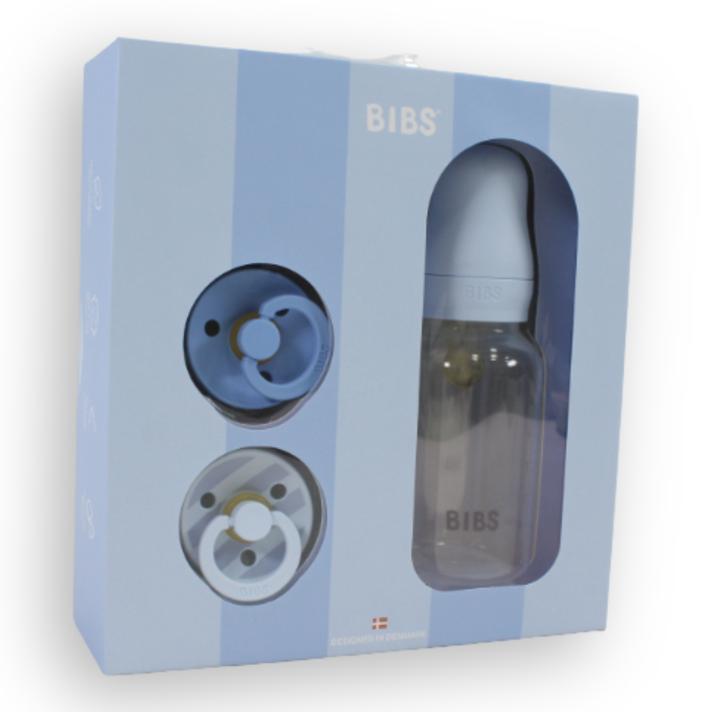 BIBS Gift Set Baby Sprinkle Baby Blue