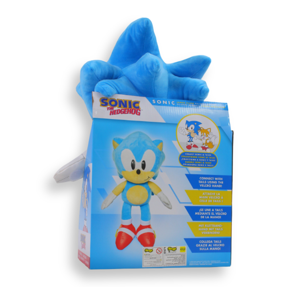 Jakks Games: Sonic the Hedgehog - Classic Sonic Jumbo Plush (20 Inch)