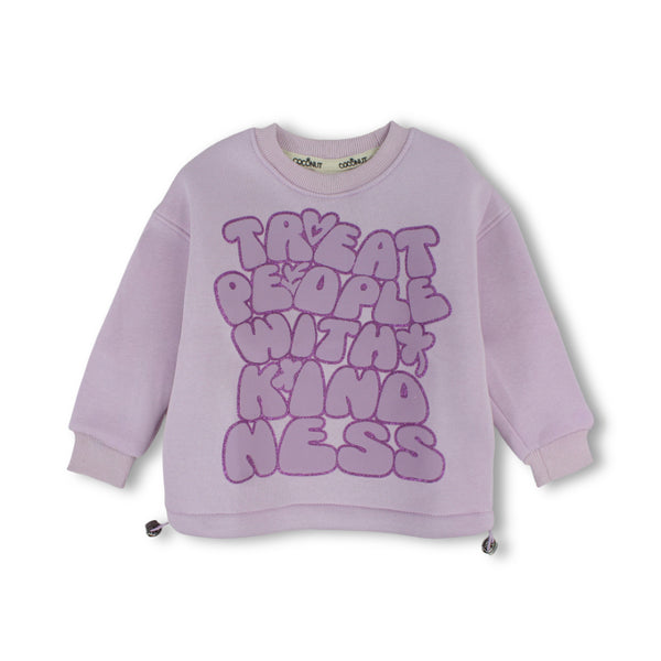 Girls’ Long-Sleeve Sweatshirt – موف كم Treat People With Kindness – Sweatshirt