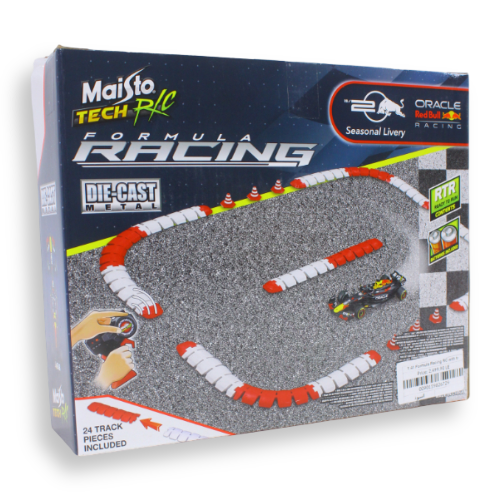 1:41 Formula Racing RC with track ~ Red Bull Racing RB20 – Black
