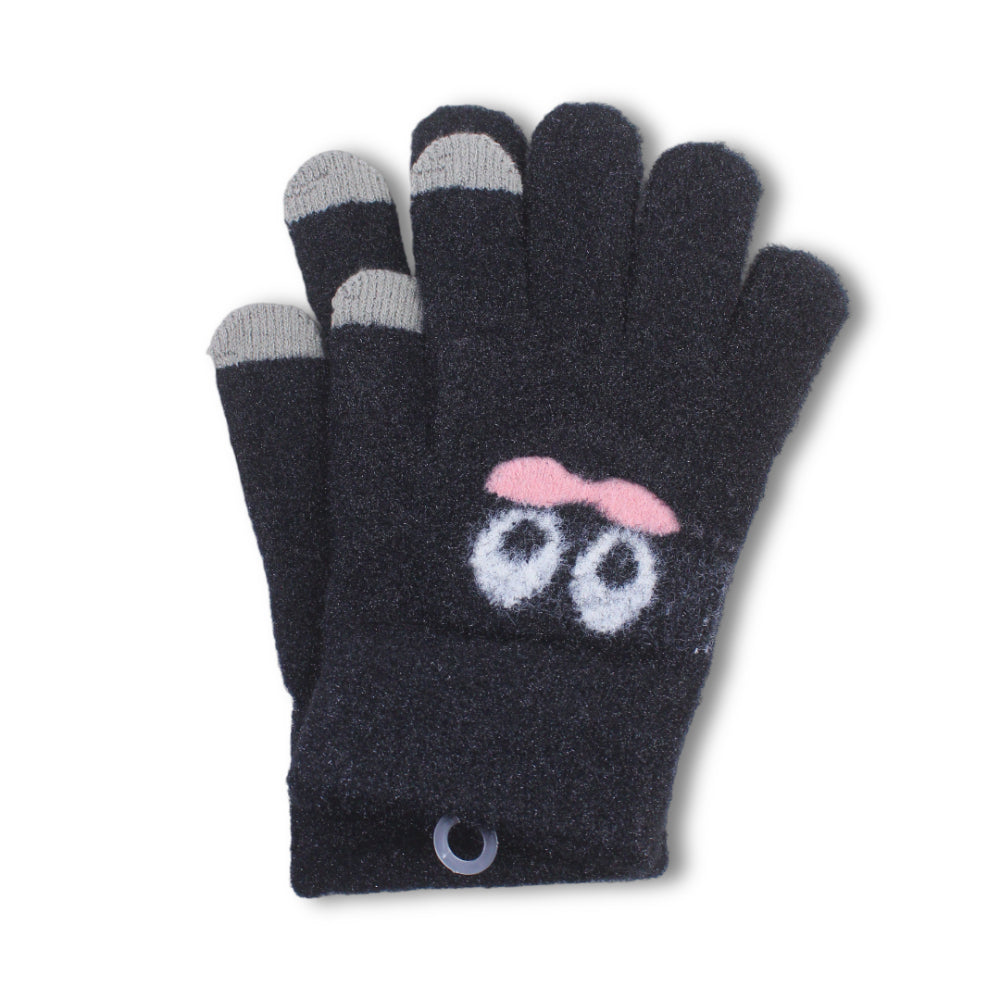 Girls Winter Gloves – Black
