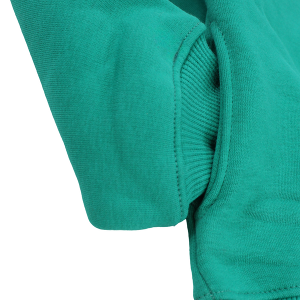 Unisex Cotton Long-Sleeved Sweatshirt – Plain Green