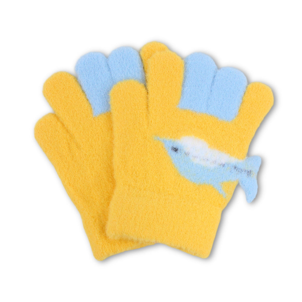 Girls Winter Gloves – Yellow