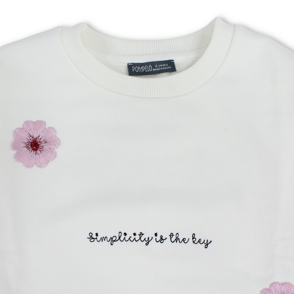 Girls Sweatshirt – Off-White