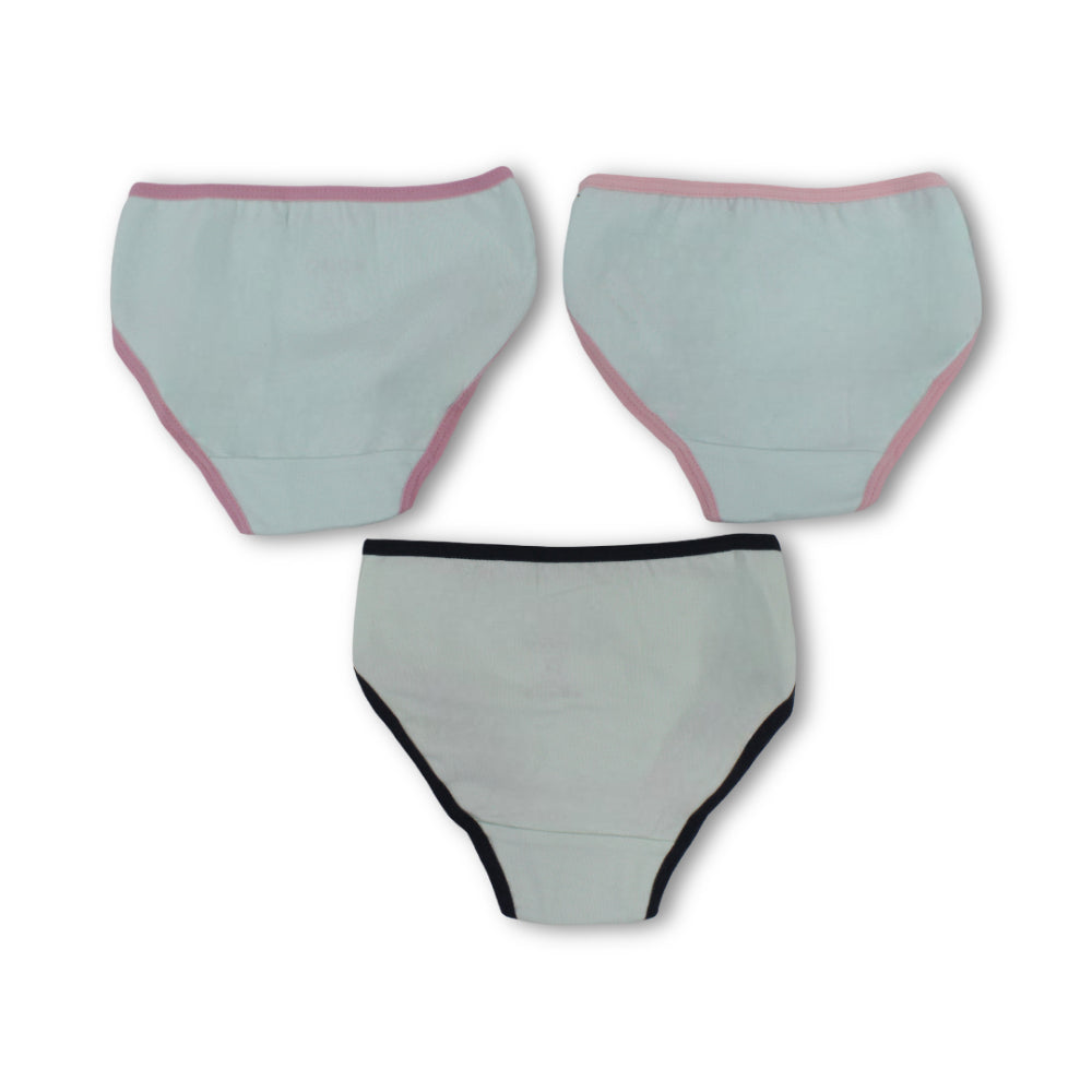 Girls Cotton Printed Panties – Pack Of 3
