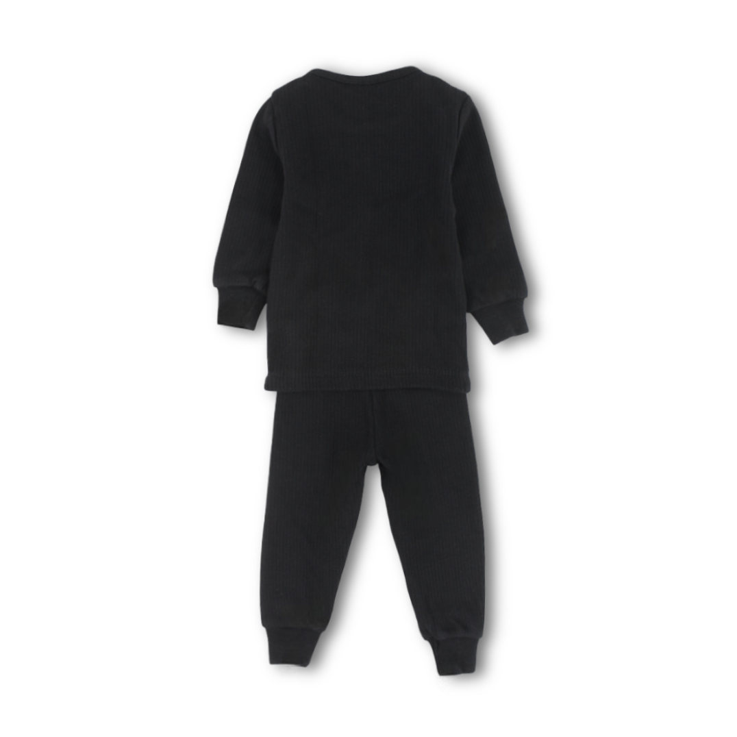 Unisex Long-Sleeved Thermal Set – Black Pack Of 2