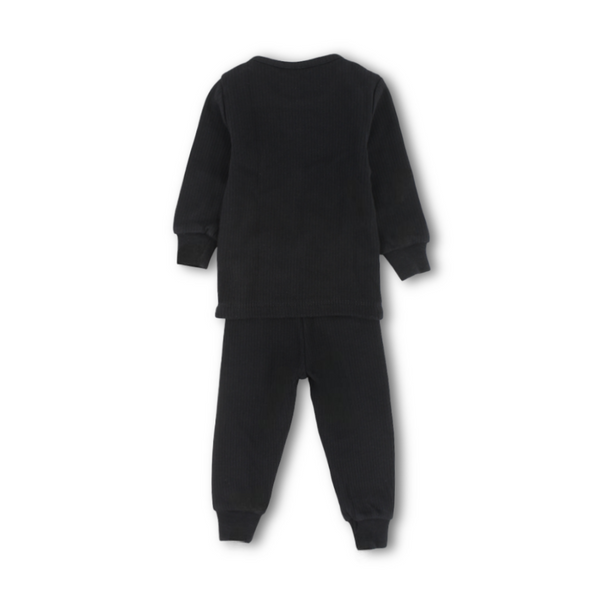 Unisex Long-Sleeved Thermal Set – Black Pack Of 2