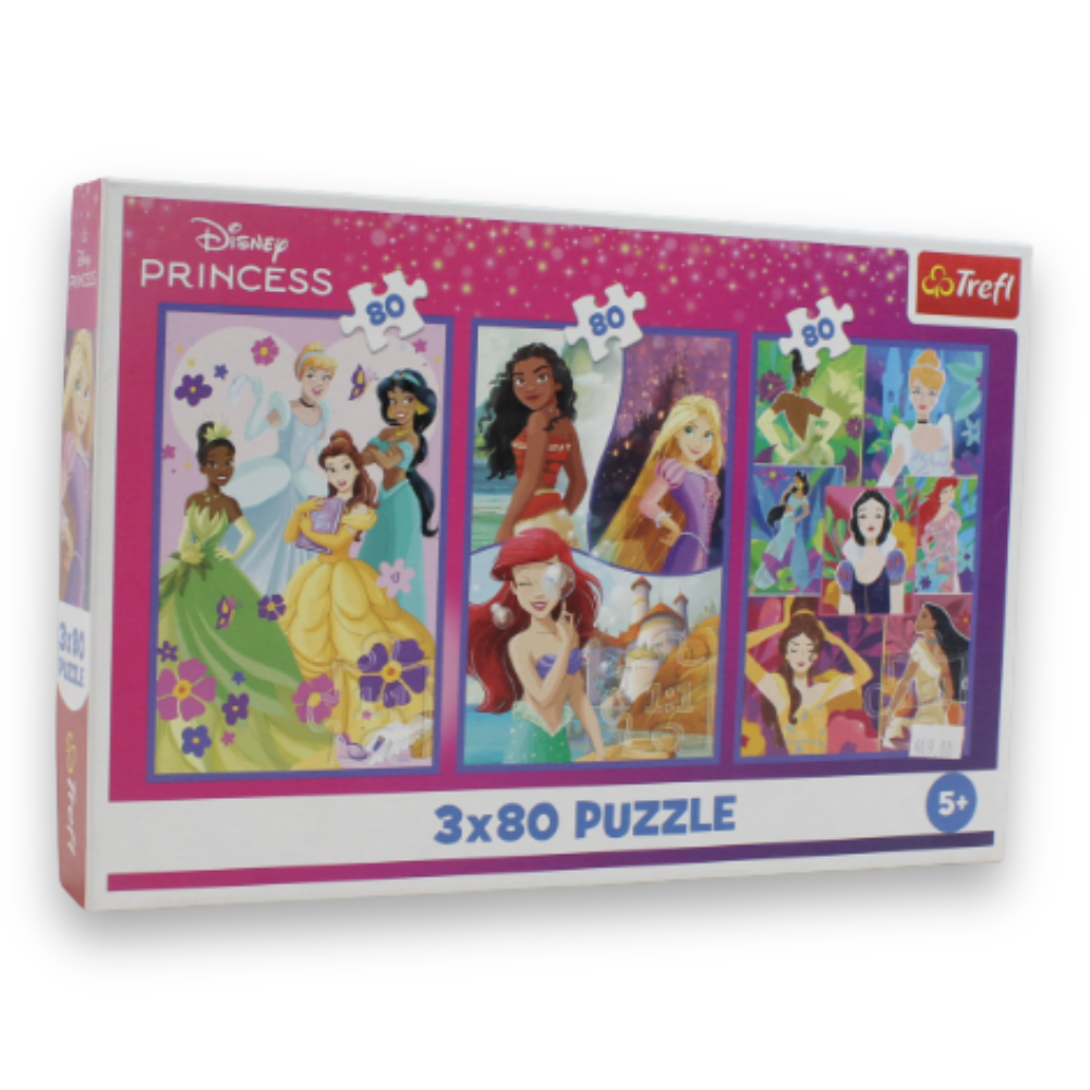 3 x 80-Piece Jigsaw Puzzle Set