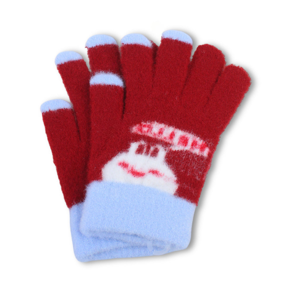 Girls Winter Gloves – Brick