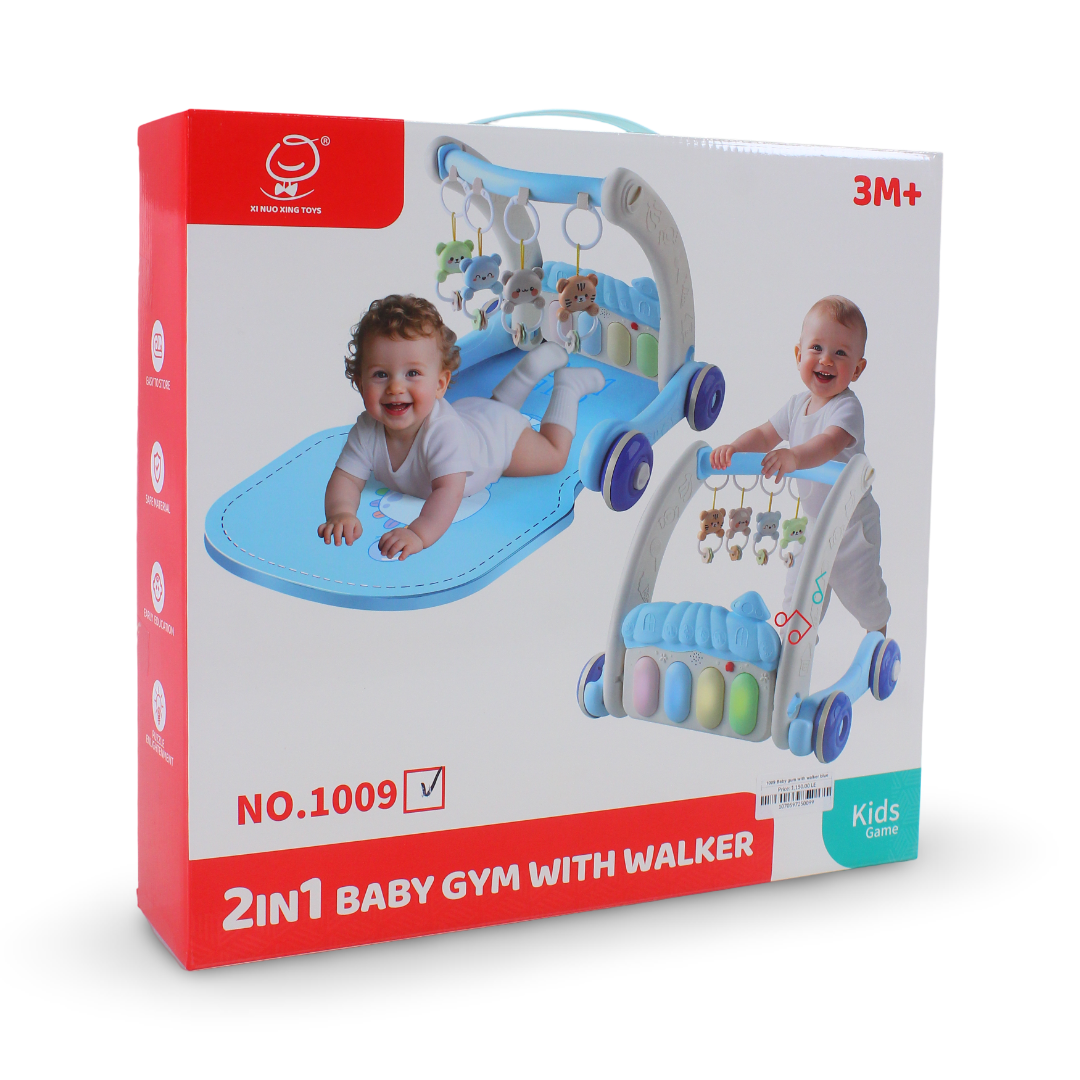 Baby gum with walker blue