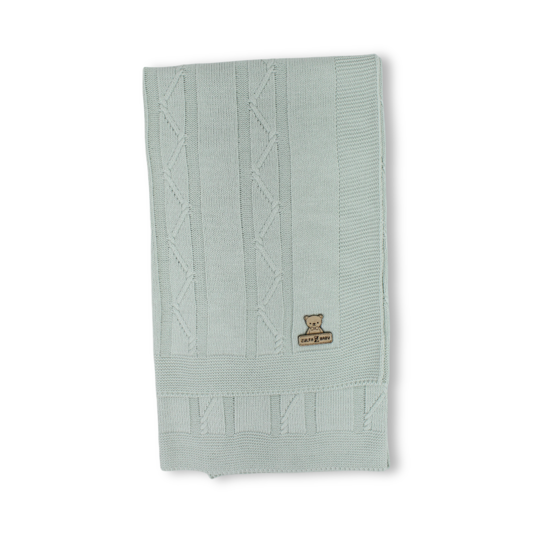 Unisex Baby Knitted Blanket – Assorted Colors