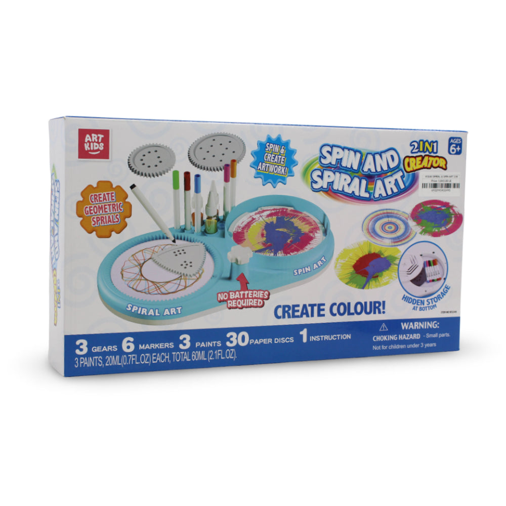 Spiral & Spin Art 2 In 1
